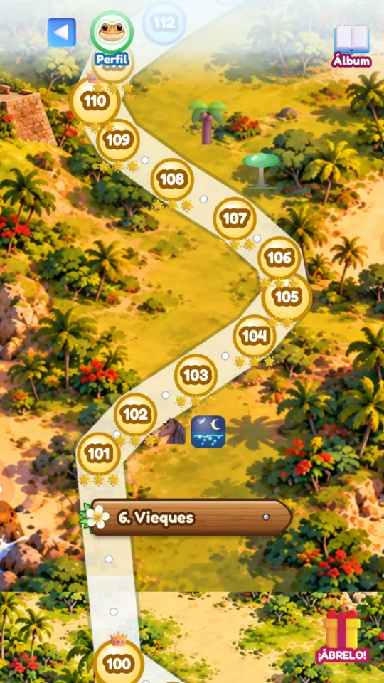 The illustrated Coquí Pop campaign map