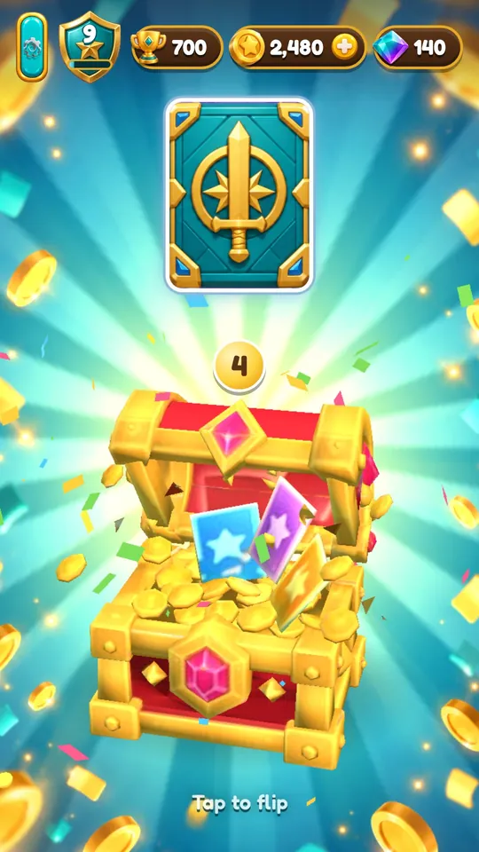 Opening a Golden Chest